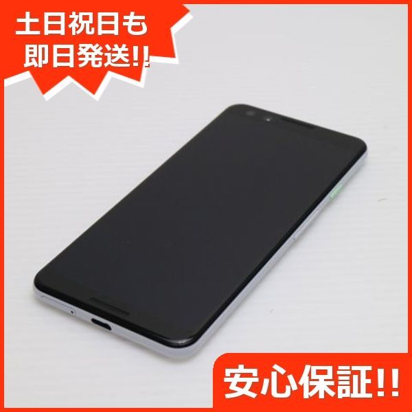 新品同様 SoftBank Google Pixel 3a G020H クリアリーホワイト スマホ 本体 白ロム 中古 あすつく 土日祝発送OK SIMロック解除済み Google Pixel SoftBank スマートフォン 7a[128GB] 0