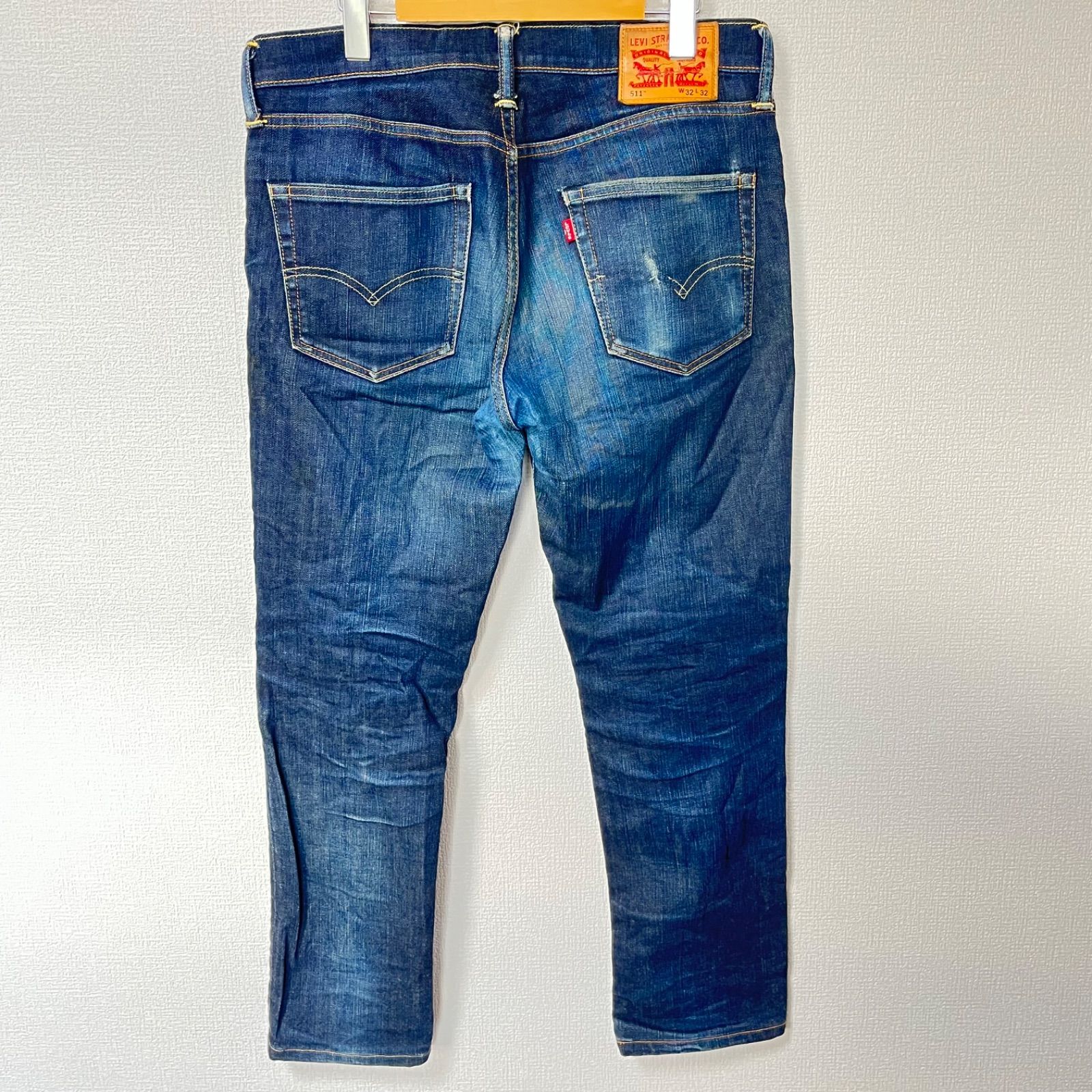 w^)b Levi's リーバイス 511 スリムフィット テーパード デニムパンツ