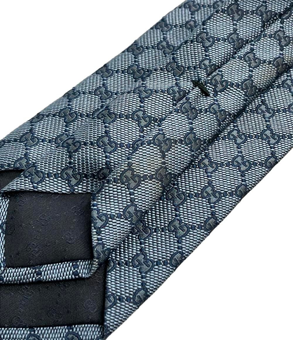 グッチ ネクタイ シルク100% GG柄 221582 4B002 メンズ GUCCI