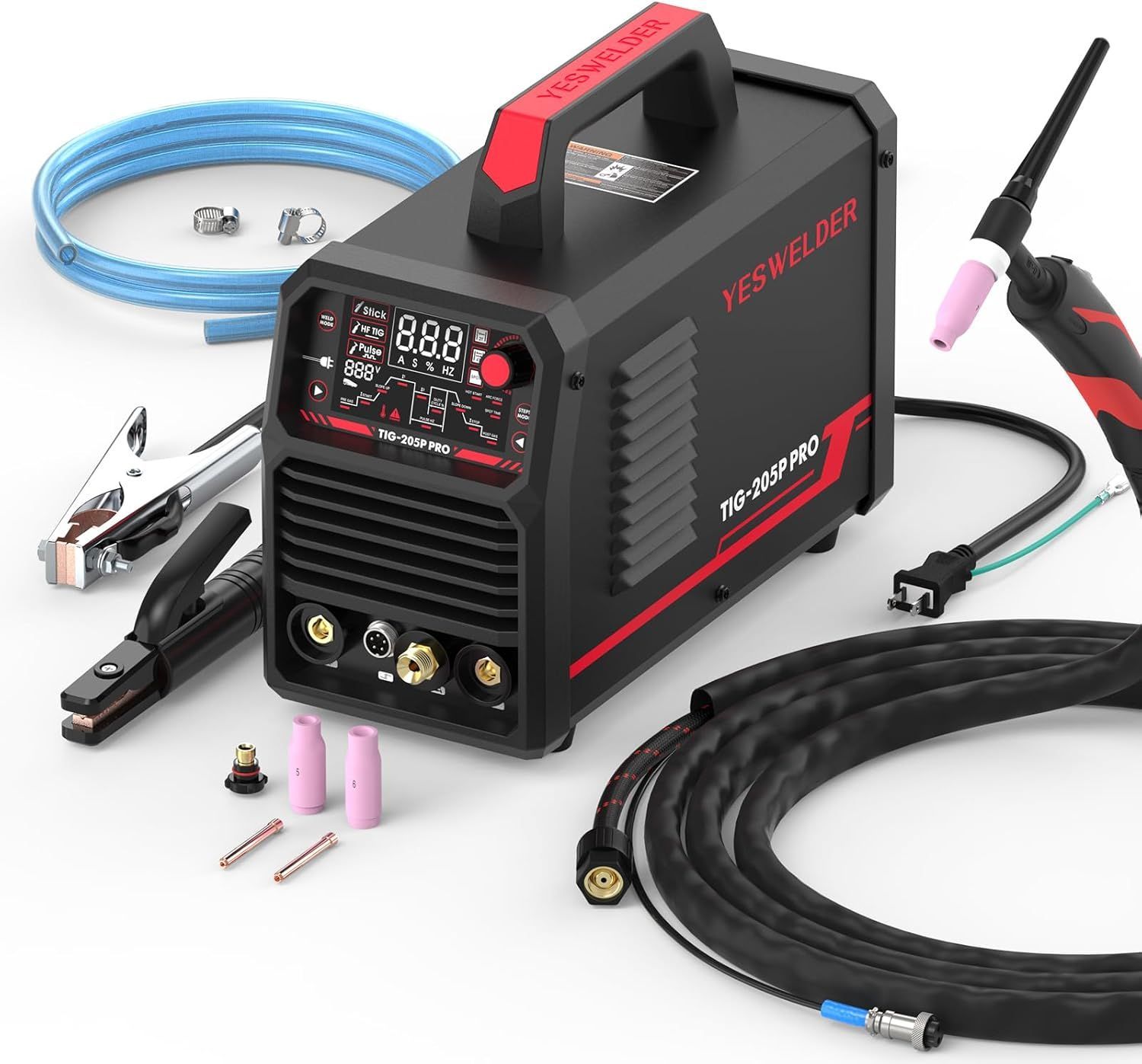 溶接機 TIG溶接機 大型LEDデジタルディスプレイ 205A 100V 200V 溶接機 TIG溶接機 大型LEDデジタルディスプレイ 205A 100V 200V