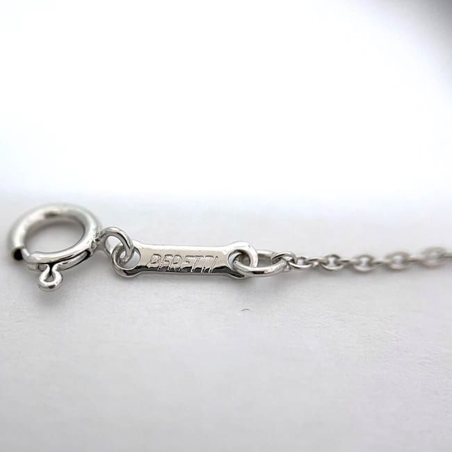 ティファニー オープンハート ネックレス ec-22789 シルバー - メルカリ