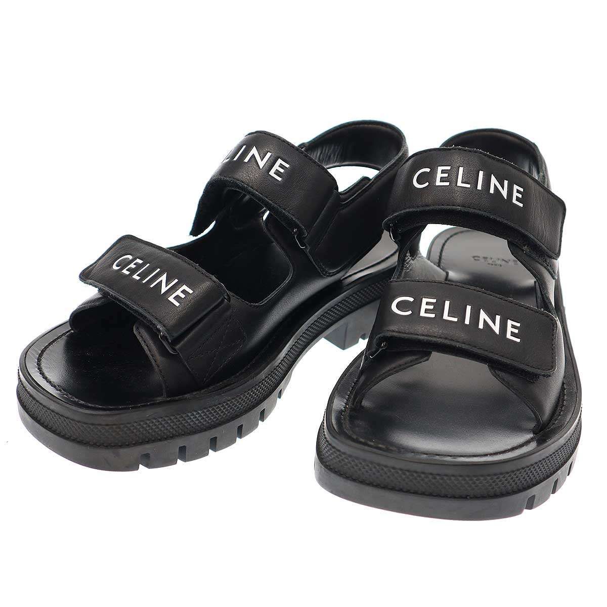 CELINE セリーヌ Bulky バルキー ロゴストラップサンダル
