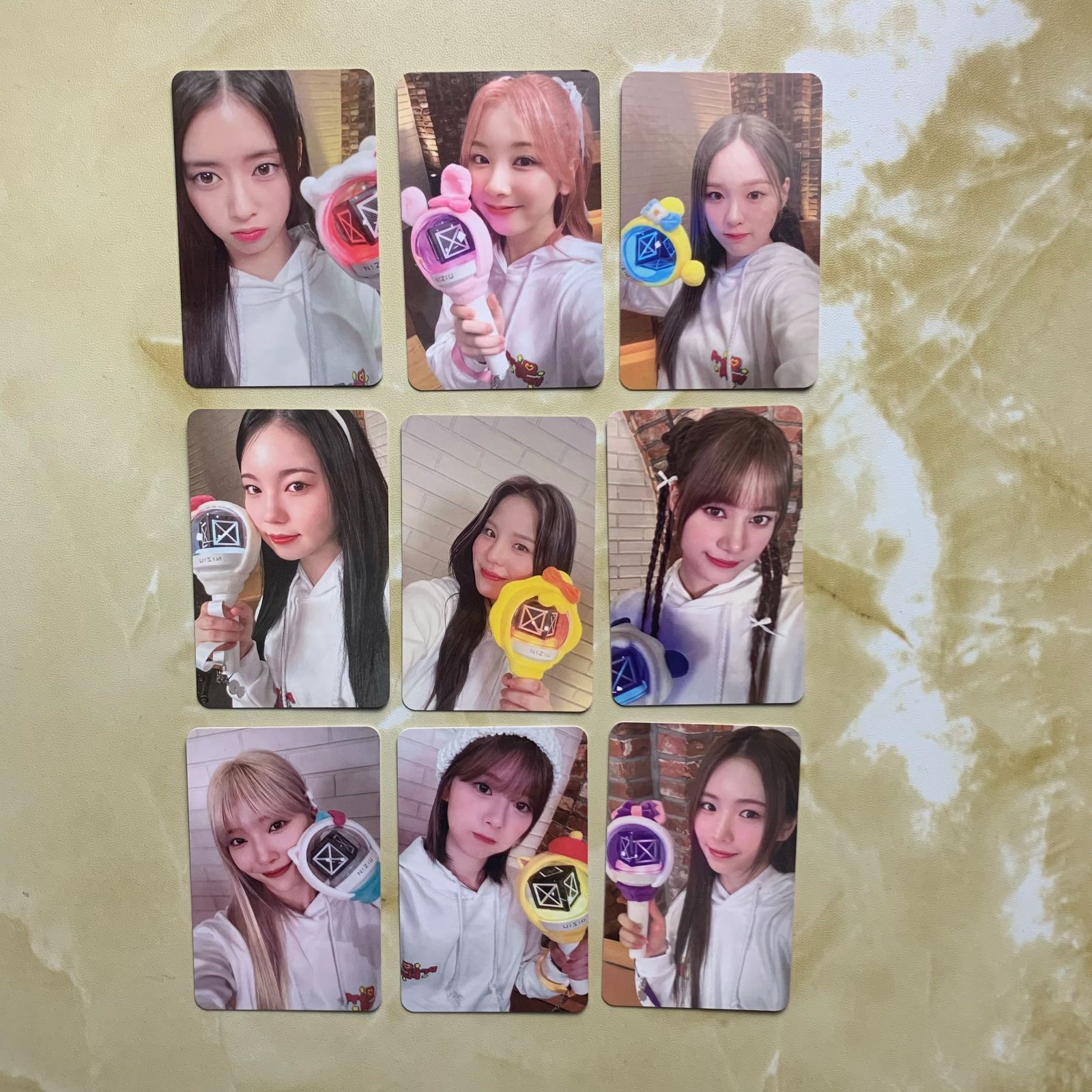 匿名配送 NiziU PressPlay サノク 2週目 韓国 トレカ 9枚 コンプ セット