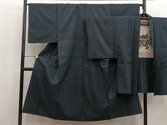 平和屋着物□男性 本場大島紬 アンサンブル 吉祥文 正絹 逸品  