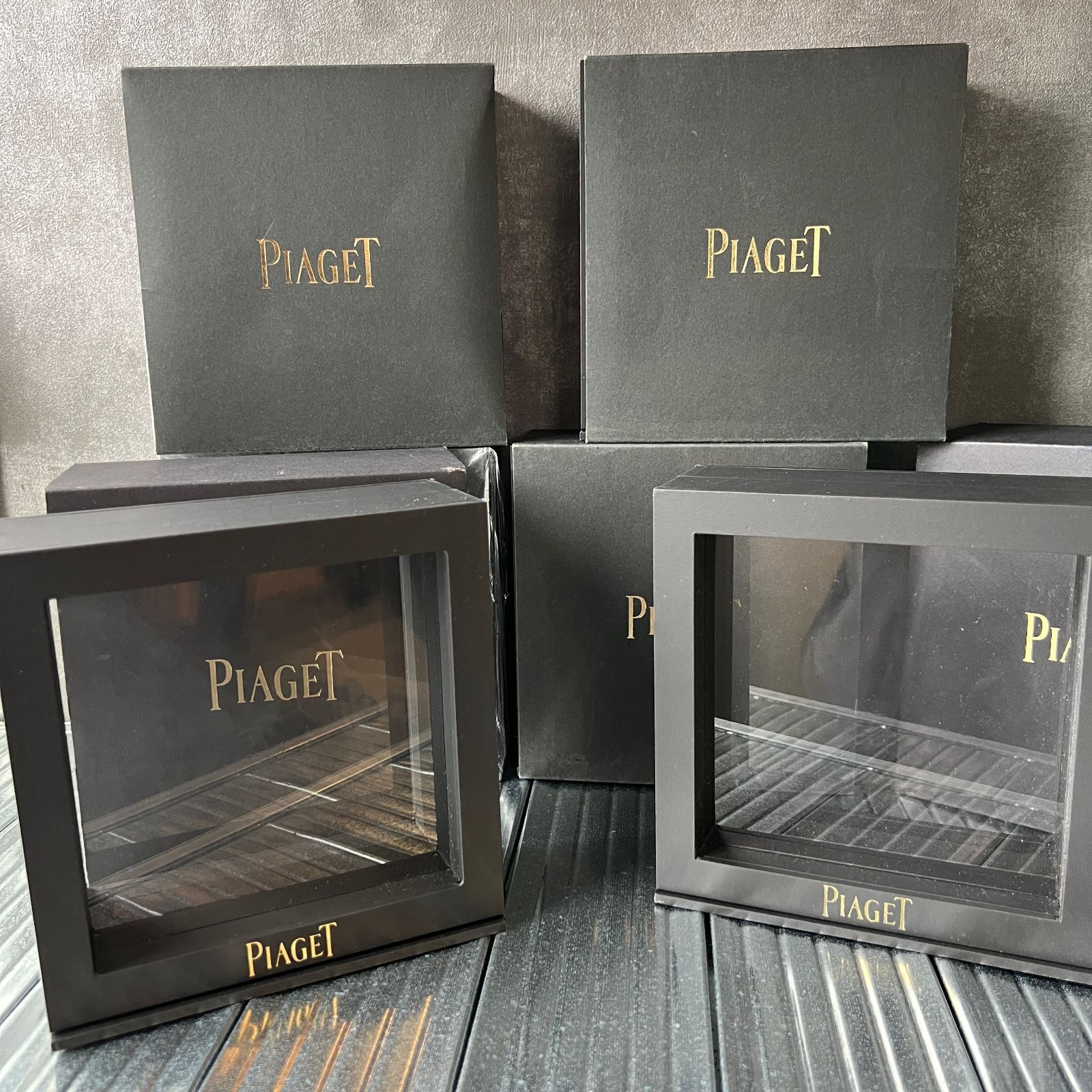 ピアジェ Piaget 空箱 時計ケース BOX 収納ケース 透明フィルター 6P