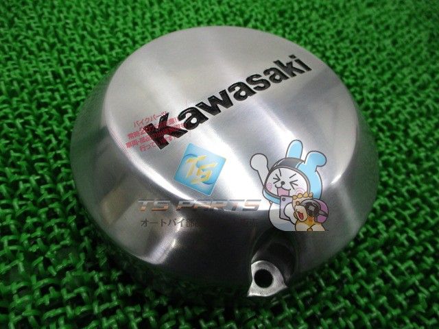 ゼファー1100RS ポイントカバー カワサキ 純正 バイク 部品 在庫有り 可 パルシングコイルカバー 車検 Genuine uY