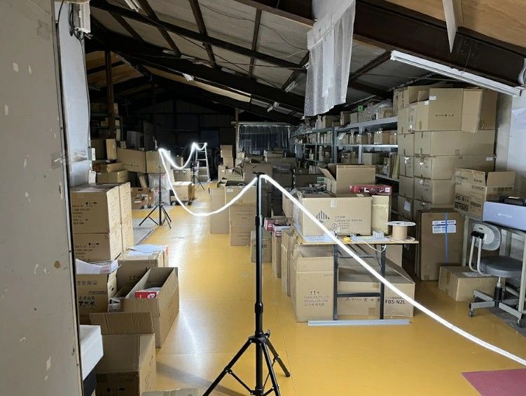 富士倉 ＬＥＤロープライト FRL-W5M-W 両面 白 5m 電源付 防災用 防犯対策 建屋内外 建設工事 イベントなどに NEXPOTALLINN_EU