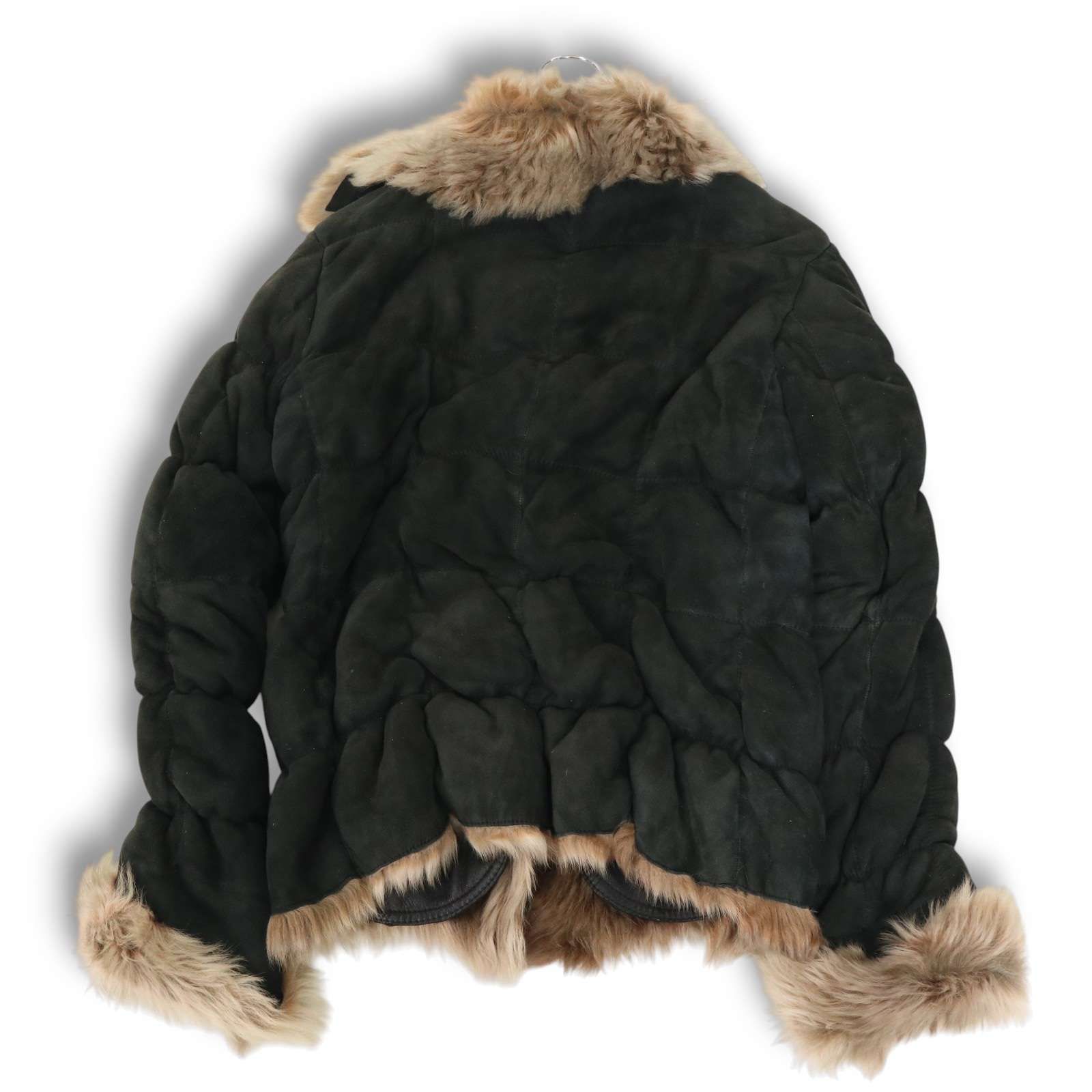 大きいサイズ ポールスチュアート ムートンコート ボア 羊革 レザー XL ポール・スチュアート ムートンコート 大きいサイズ ポール