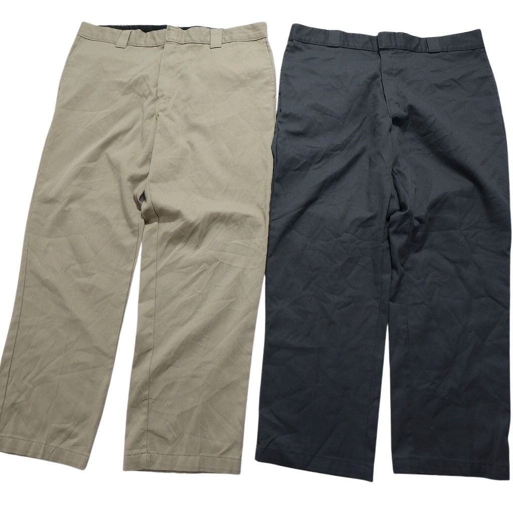 古着卸 ディッキーズ Dickies 874 ワーク パンツ 8枚セット メンズ 40 ノープリーツ センタークリース 古着 NB9760