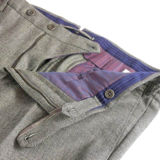 INCOTEX(インコテックス) 1NT035 春夏ウール 48サイズ Lグレー INCOTEX / インコテックス】 1NT035 SLIM FIT N35型 スリム