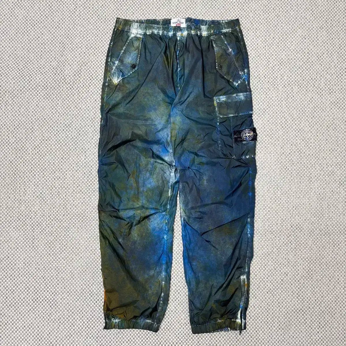 L STONE ISLAND ストーンアイランド Supreme シュプリーム ペインテッド カーゴパンツ