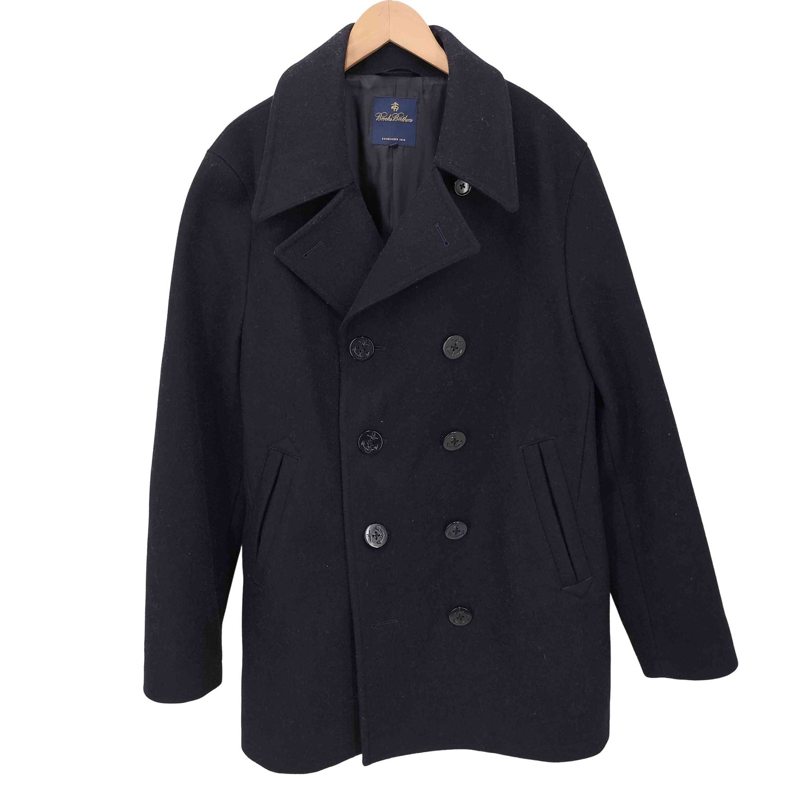 ブルックスブラザーズ 346 BROOKS BROTHERS ウールピーコート メンズ