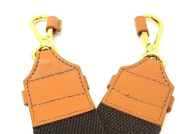 □極美品□ Chloe クロエ レザー×キャンバス バッグ用 ショルダー  