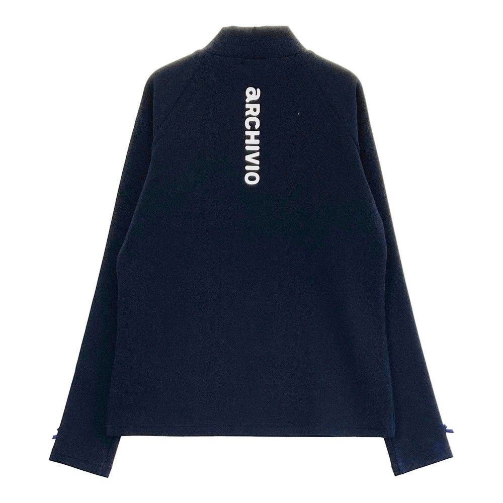 サイズ：36 ARCHIVIO アルチビオ A419819 2024年 長袖ハイネックTシャツ  ネイビー系 [240101345790] ゴルフウェア レディース ストスト ゴルフ サイズ：40 ARCHIVIO アルチビオ A419819 2024年 長袖