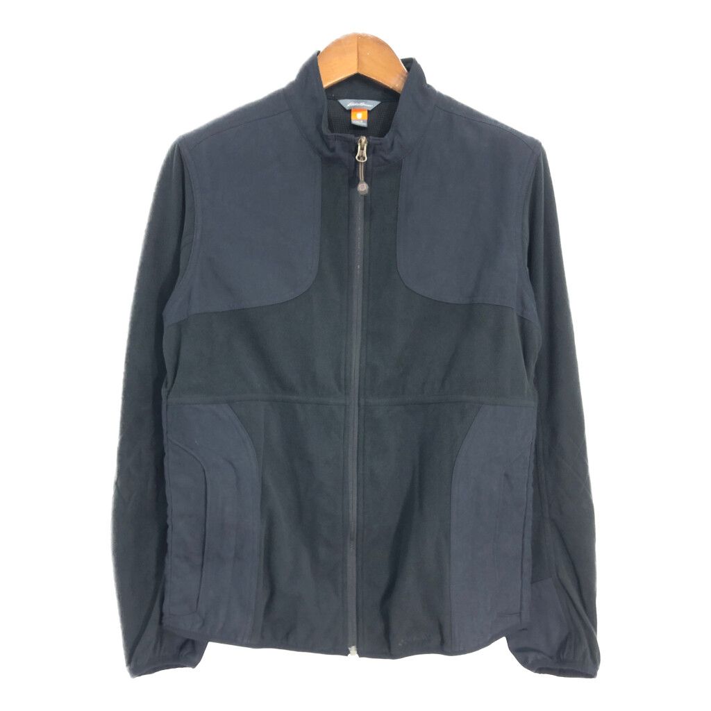 Eddie Bauer エディーバウアー フリースジャケット アウトドア ブラック (メンズ S) 中古 古着 S5832