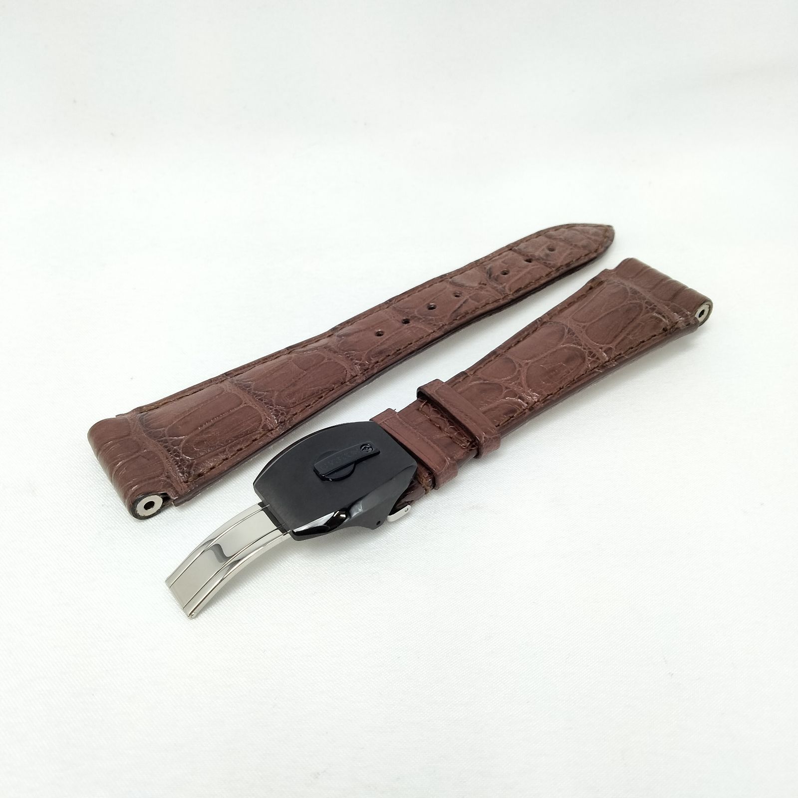 ✨️CVSTOS✨️クストス 時計ベルト 革ベルト アリゲーター Dバックル