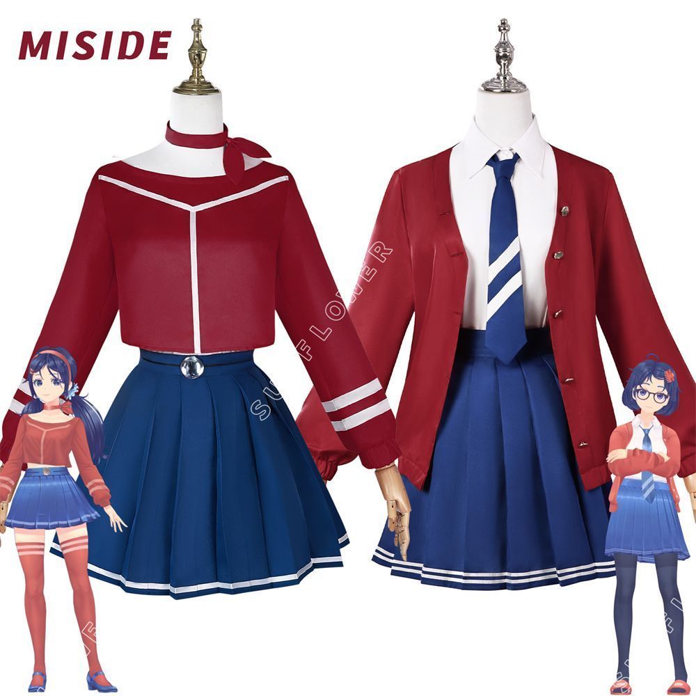 ミタ ミラ コスプレ衣装 フルセット cosplay ホラーゲーム MiSide ミサイド ミタ コスチューム Mila cosplay ゲーム同型 実物撮影 変装 仮装 学園祭 クリスマス ハロウィン 文化祭 イベント パーティ