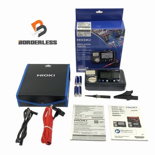♥品 HIOKI 日置電機 絶縁抵抗計 IR4052-51 電動工具 抵抗計
