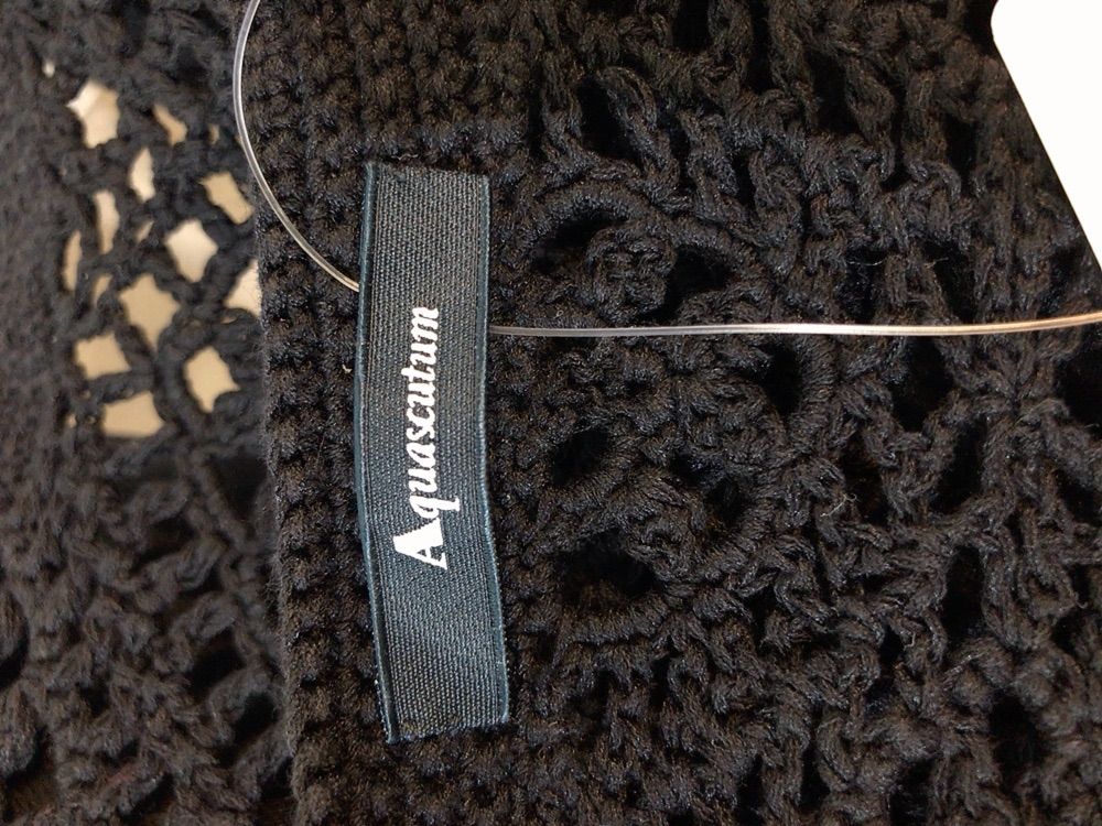 美品】aquascutum アクアスキュータム ニットボレロ カーディガン