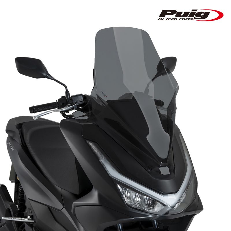 Puig 22429F WINDSHIELD V-TECH LINE TOURING DARK SMOKE HONDA PCX125 25- HONDA PCX160 25- プーチ スクリーン カウル