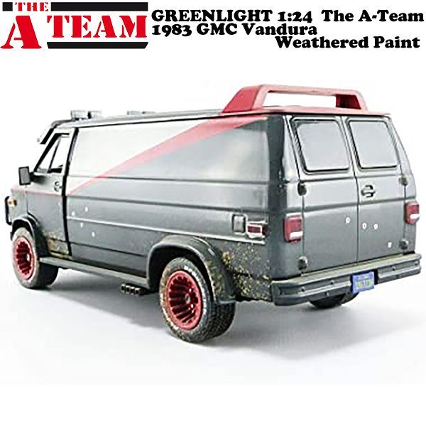 1:24 THE A-TEAM 1983 GMC VANDURA WEATHERED【特攻野郎Aチーム