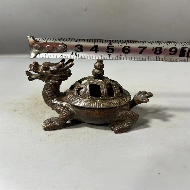 銅 細工 竹で編んだ網 百福 香炉 香道具 工芸品 美術品 置物 工芸品