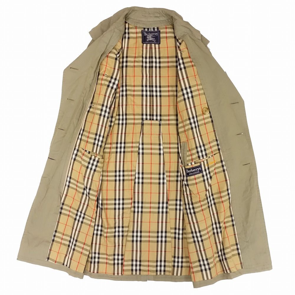 Burberrys バーバリーズ　英国製　ノバチェックロングトレンチコート Vintage Burberrys バーバリーズ 英国製 トレンチコート