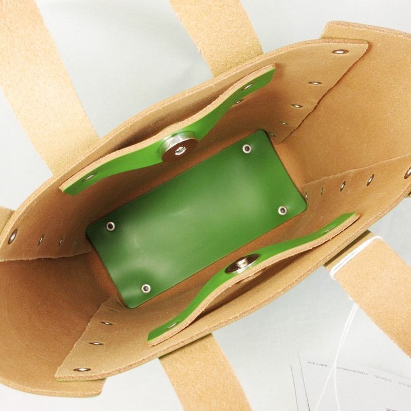 未使用 Hender Scheme エンダースキーマ assemble hand bag tall S di-rb-ats アッセンブル ハンドバッグ グリーン pistachio   70015661