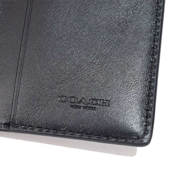 コーチ カードケース COACH カーフレザー マグネティック カードケース