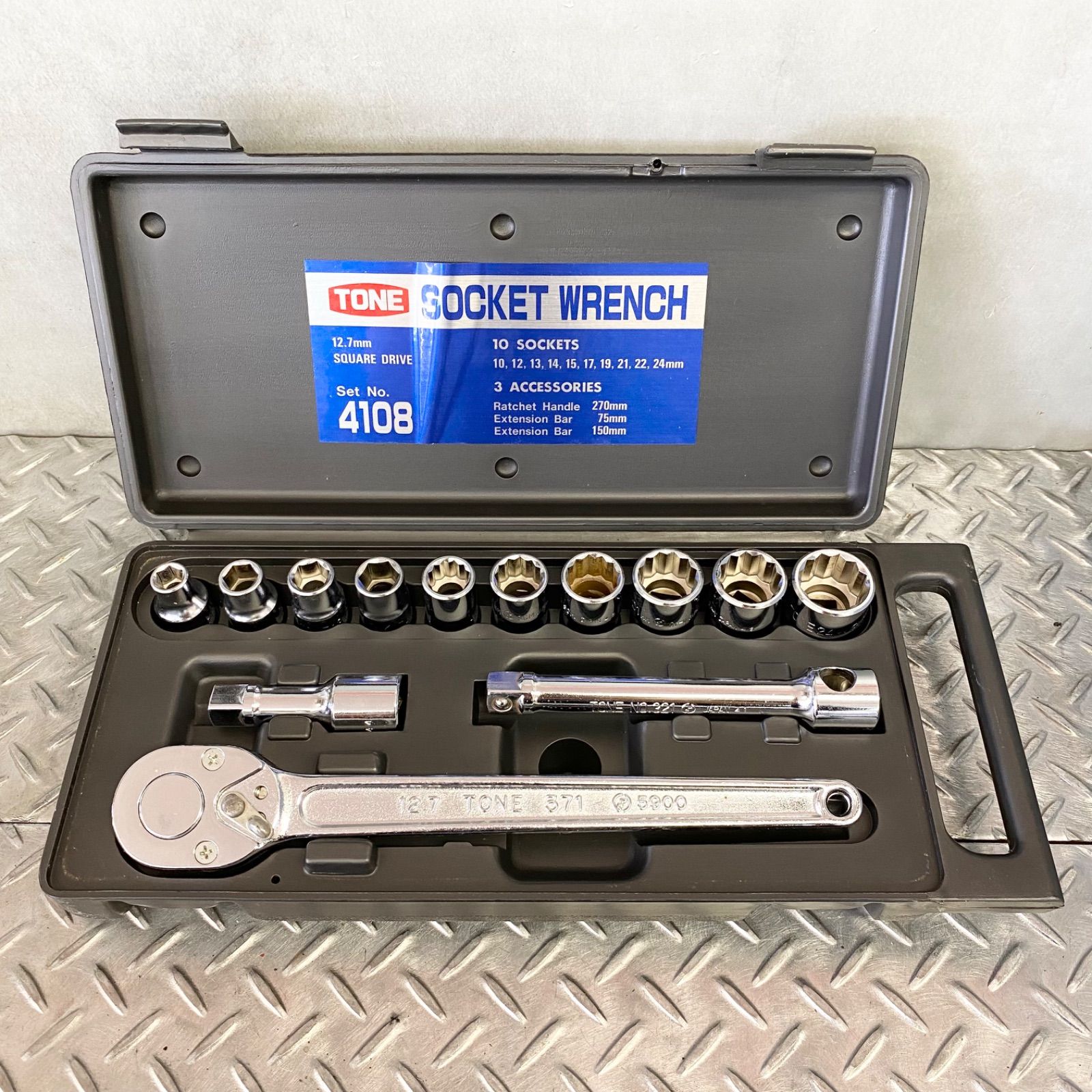 TONE トネ トーン ソケットレンチセット 4108 工具 中古 - メルカリ