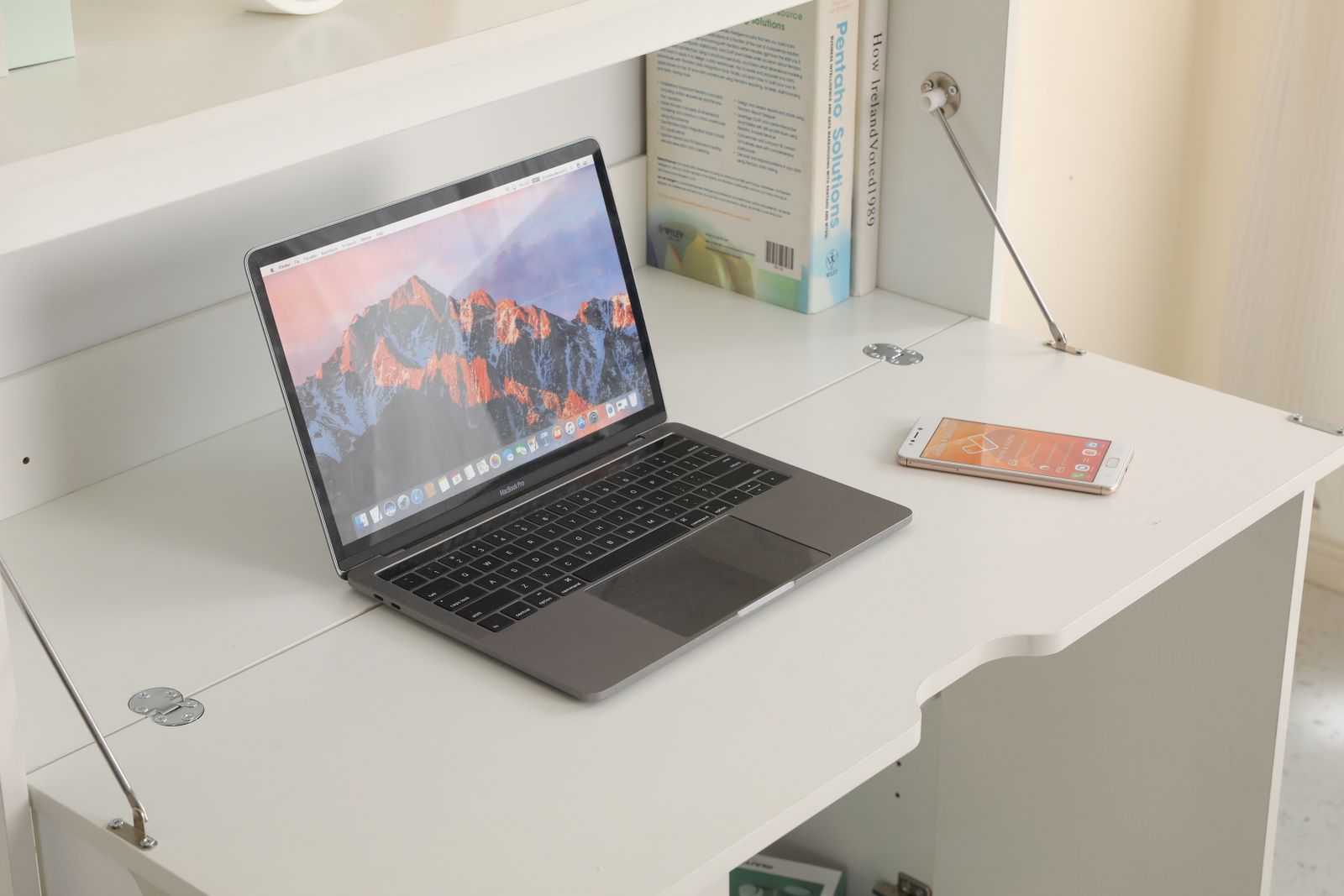 新品登場】【ホワイト】学習机 デスク パソコンデスク 勉強机 折り畳み