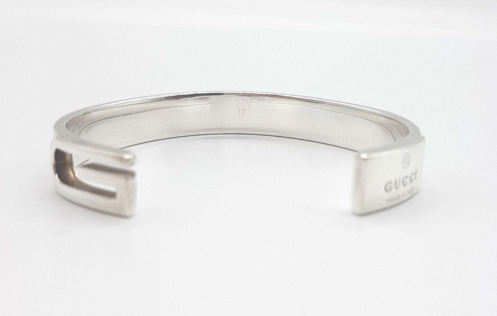 グッチ Gucci Gロゴ バングル ブレスレット スターリング