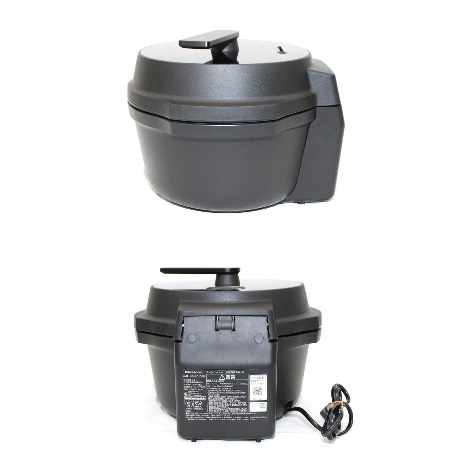 パナソニック 自動調理鍋 オートクッカー ビストロ NF-AC1000 nf-ac1000-k ブラック 可 C