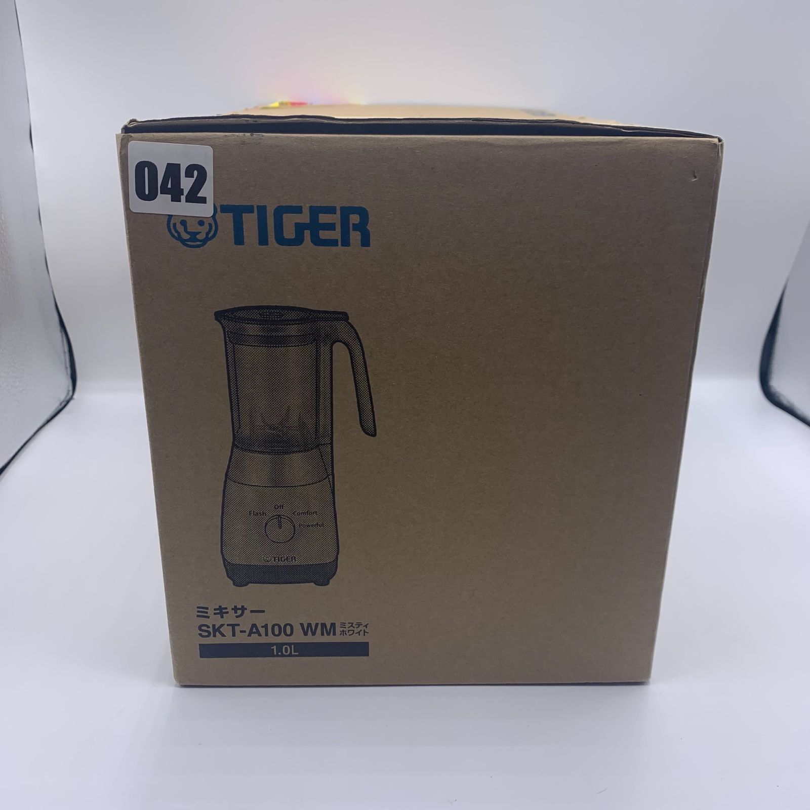 53.【未使用未開封品】TIGER ミキサー ミスティホワイト SKT-A100 WM 卸売