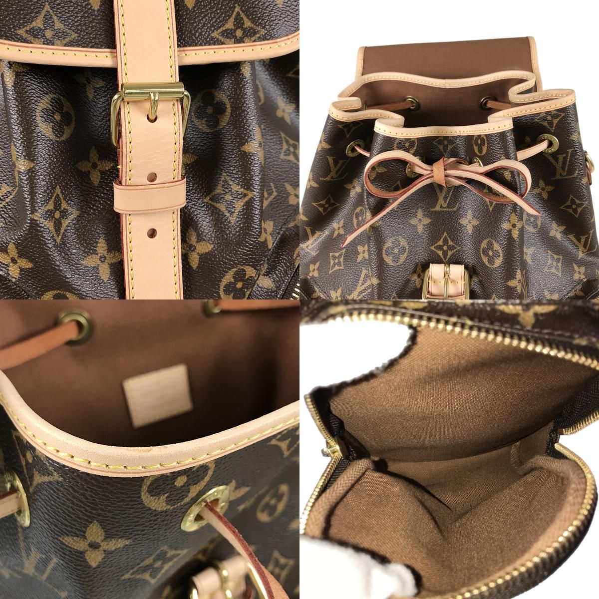 ルイ・ヴィトン LOUIS VUITTON モノグラム サック アド ボスフォール M40107 PVC リュック バックパック ski【中古】