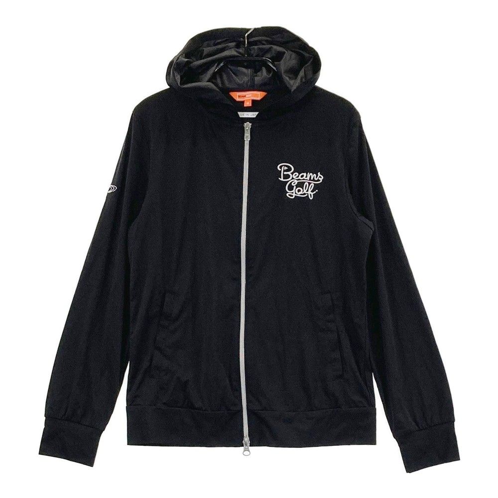 サイズ M BEAMS GOLF ビームスゴルフ フード付 ジップジャケット ブラック系 240101432354 ゴルフウェア レディース ストスト