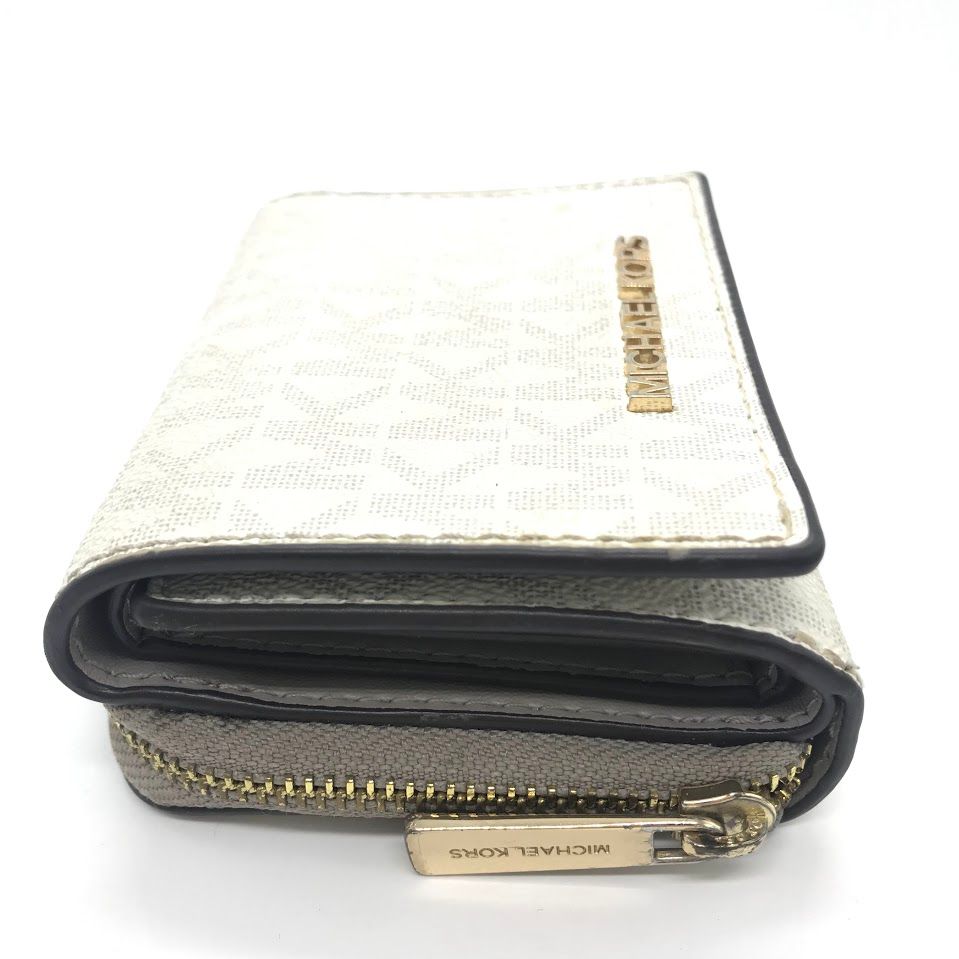 MICHAEL KORS マイケルコース 長財布 三つ折り財布 ホワイト