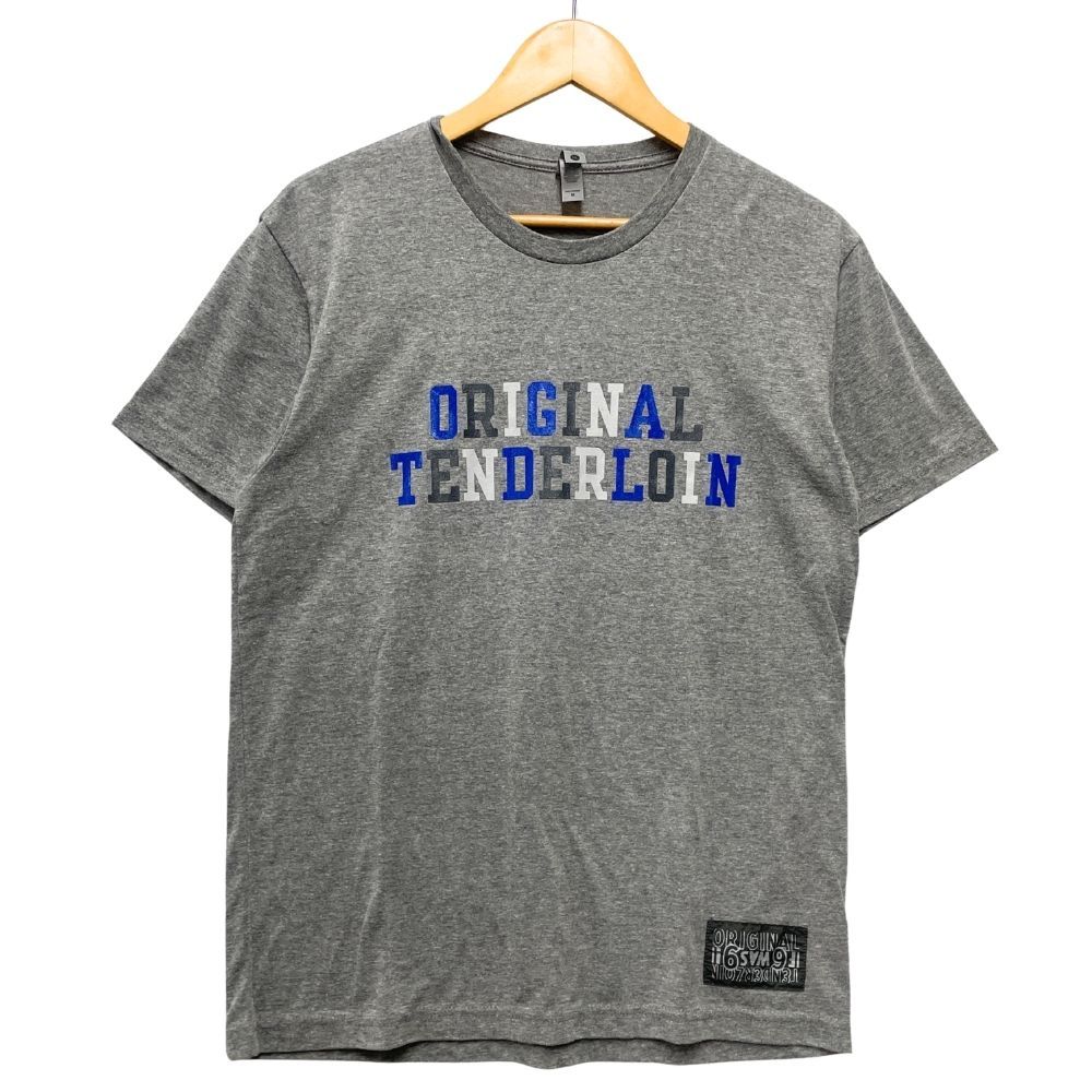 TENDERLOIN テンダーロイン TEE 2A ロゴ プリント 半袖Ｔシャツ グレー サイズ M 正規品 / 51203