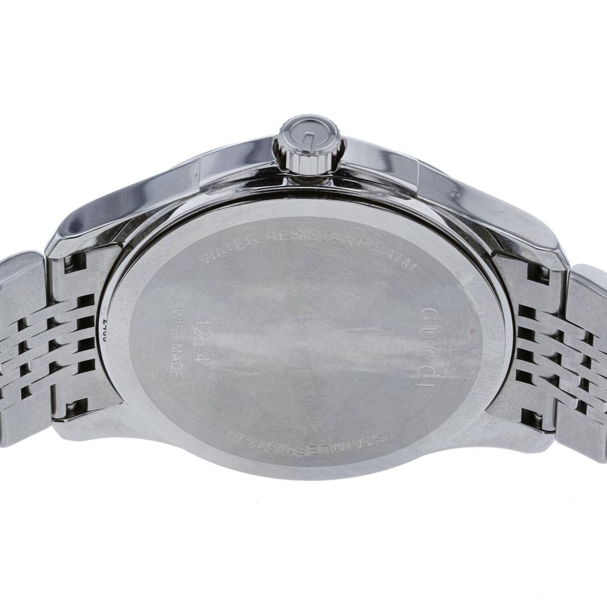 中古】 GUCCI （グッチ） Gﾀｲﾑﾚｽ 12P ﾀﾞｲﾔﾓﾝﾄﾞ 時計 ｸｵｰﾂ/ﾒﾝｽﾞ G 