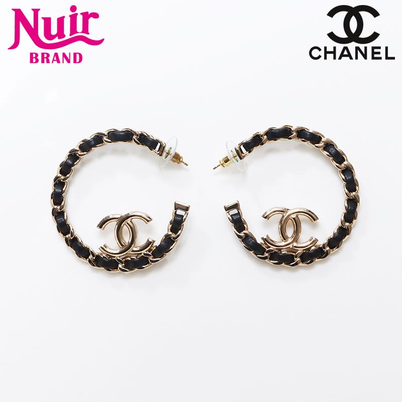CHANEL シャネル ピアス 2022年 B22P フープ ココマーク - メルカリ