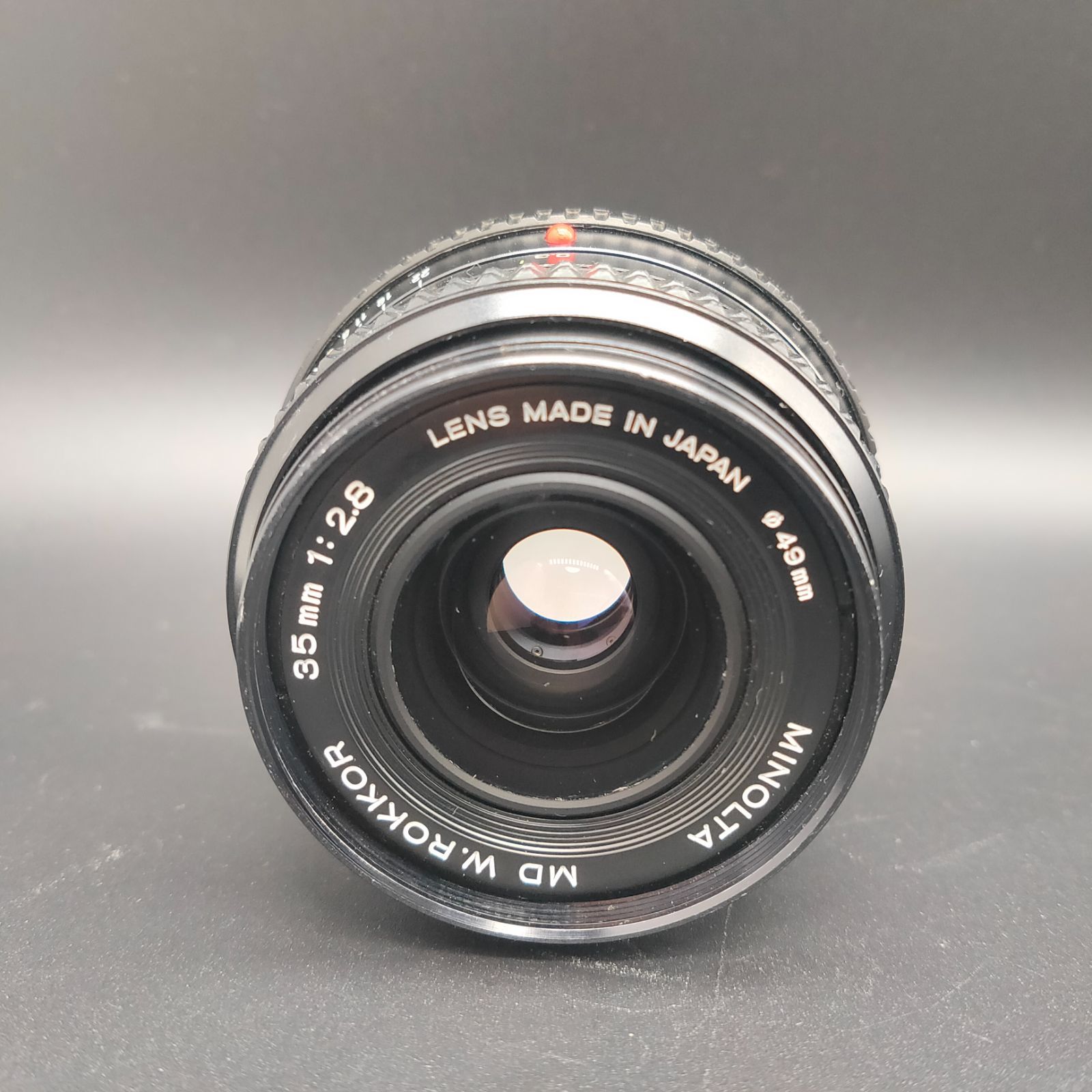 ミノルタ Minolta MD W Rokkor 35mm f/2.8 MD MC マウント 対応 35mm フィルム カメラ 用 広角 レンズ  ヴィンテージ アイテム