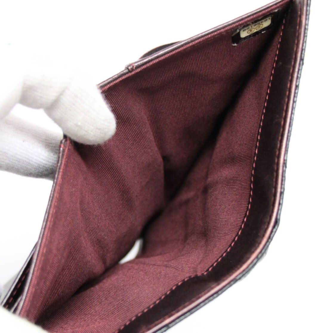 シャネル CHANEL クラシックロングフラップウォレット 三つ折り長財布  