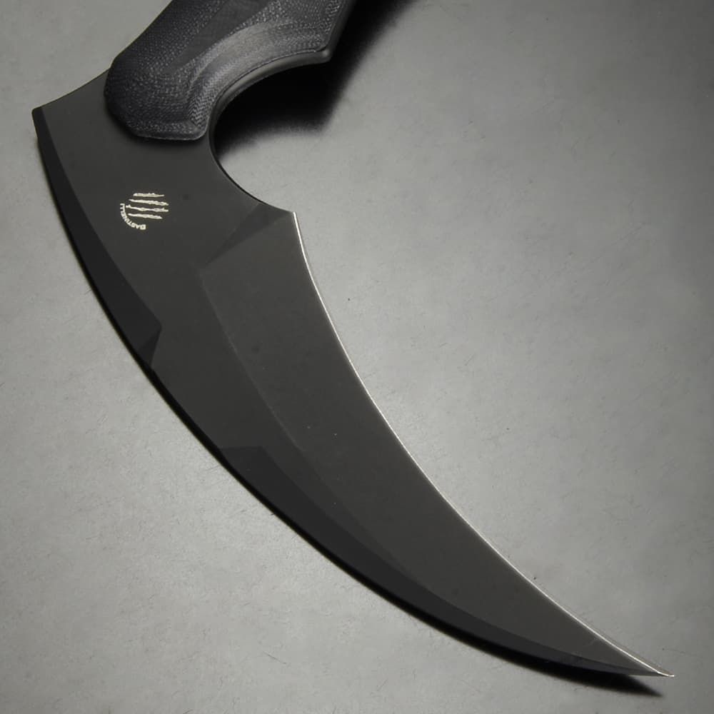 Bastinelli Creations アウトドアナイフ Reaper Tac レザーシース付属 BAS201 18歳以上 OLIVEOS_COM_TR