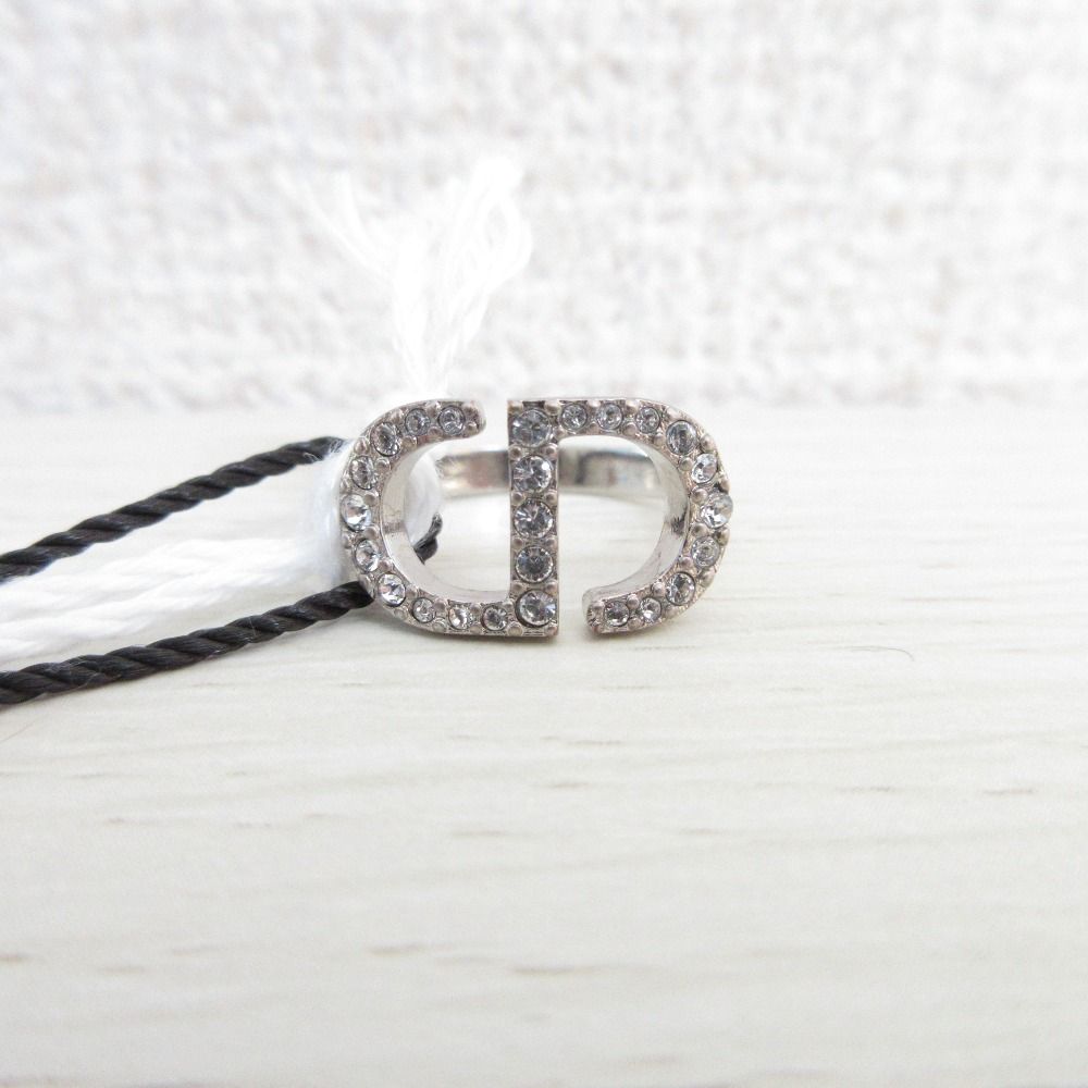 新品 未使用】Dior リング 指輪 未使用級✨ Dior リング 指輪 NAVY CD ロゴ