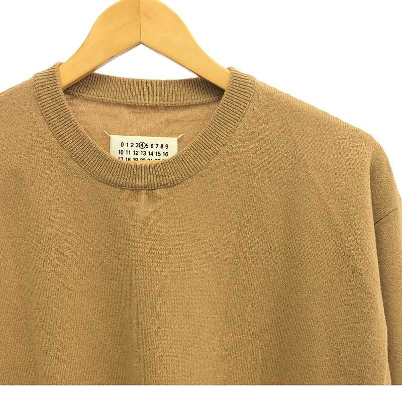Maison Margiela / メゾンマルジェラ | 2020AW | カシミヤ混 クルーネックニット | XS | ベージュ | レディース Maison Margiela / メゾンマルジェラ | 2020AW | カシミヤ混 クルー