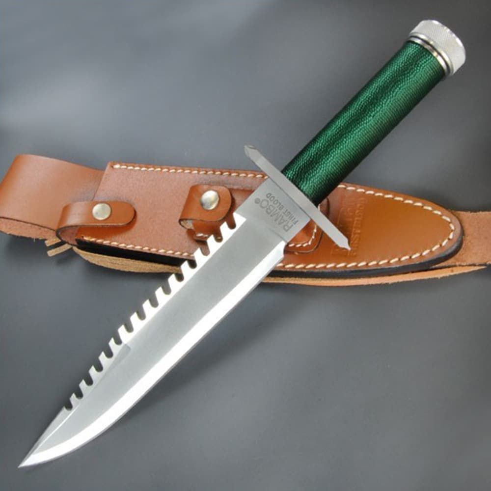 ランボーナイフ RAMBO1 公式レプリカ 大型サバイバルナイフ 18歳