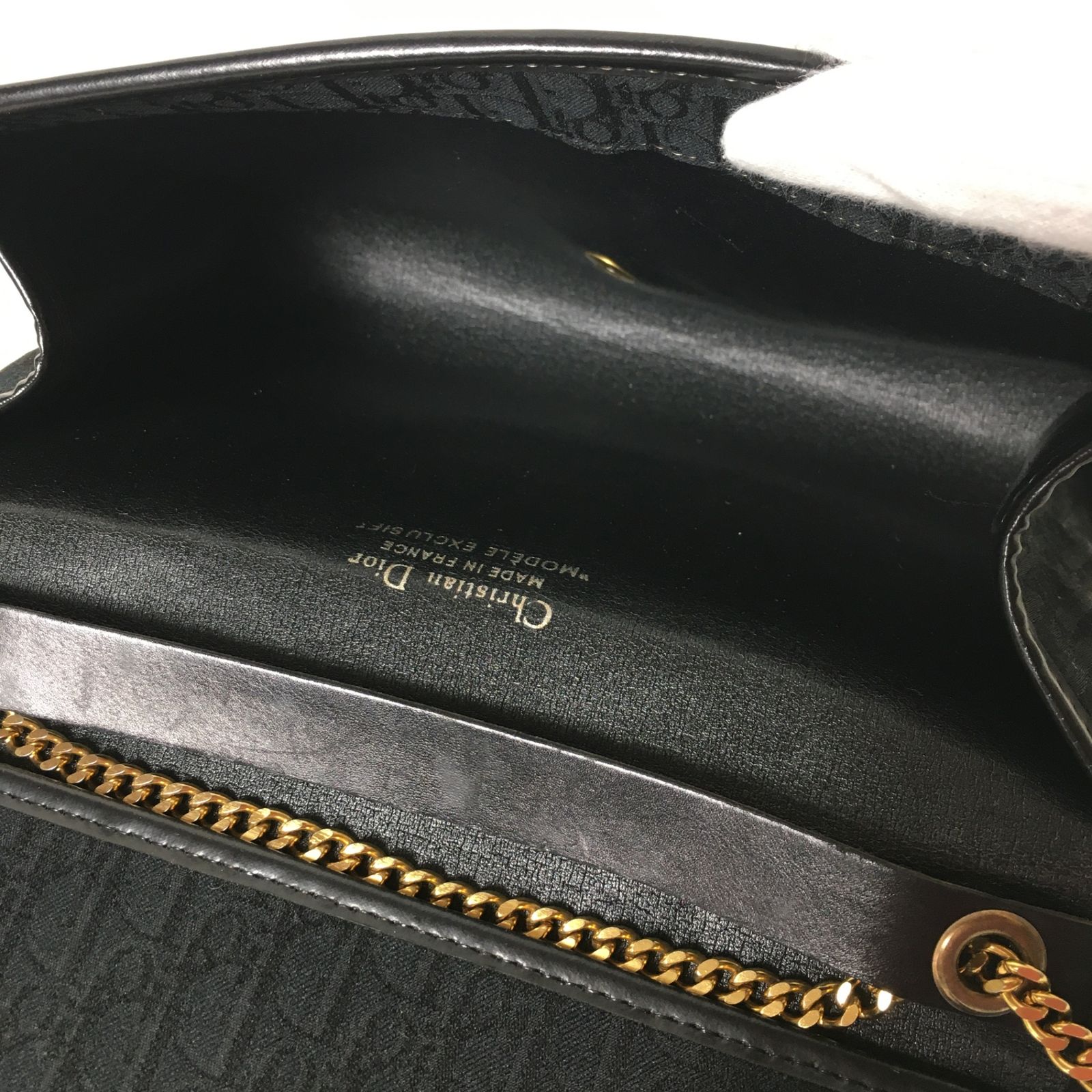2506-126｜美品｜ディオール ショルダーバッグ ブラック トロッター 2506-126｜美品｜ディオール ショルダーバッグ ブラック