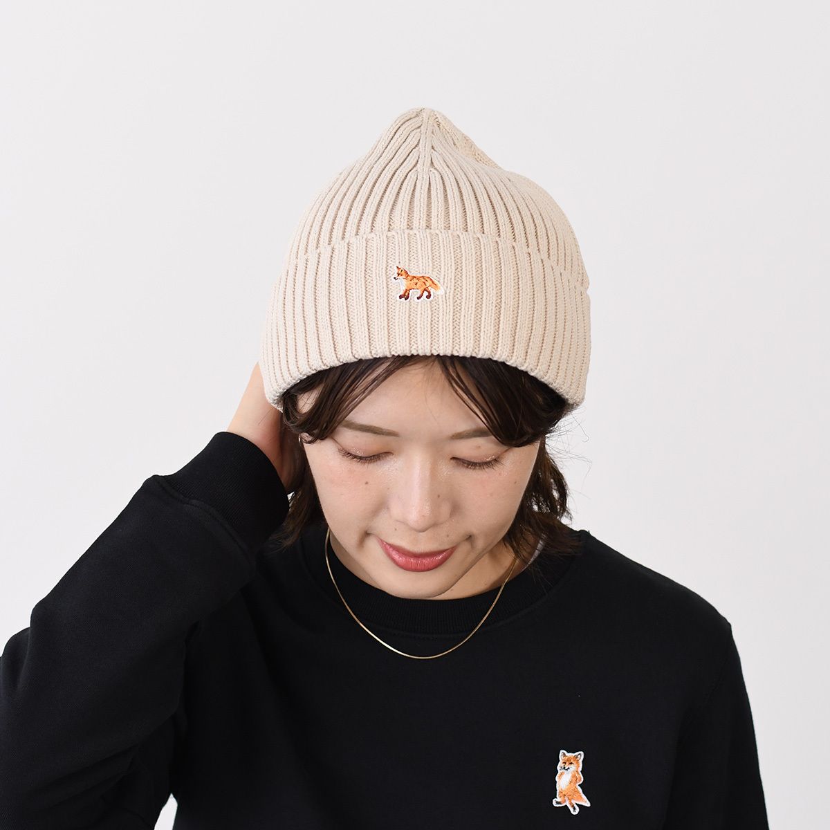 MAISON KITSUNE メゾン キツネ ベイビー フォックス ビーニー