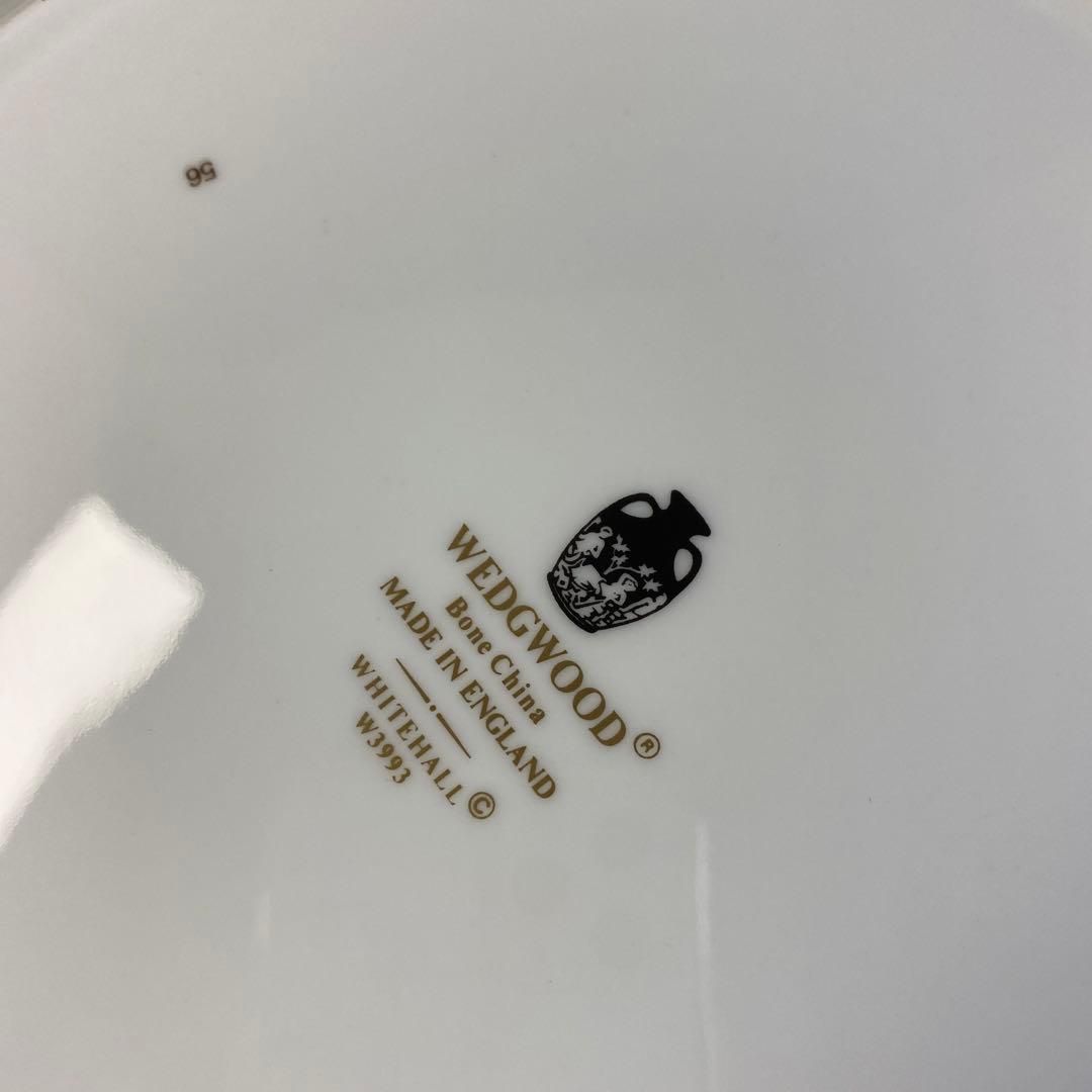 ホワイトホールパウダーブルーディナープレート5枚27.5㎝