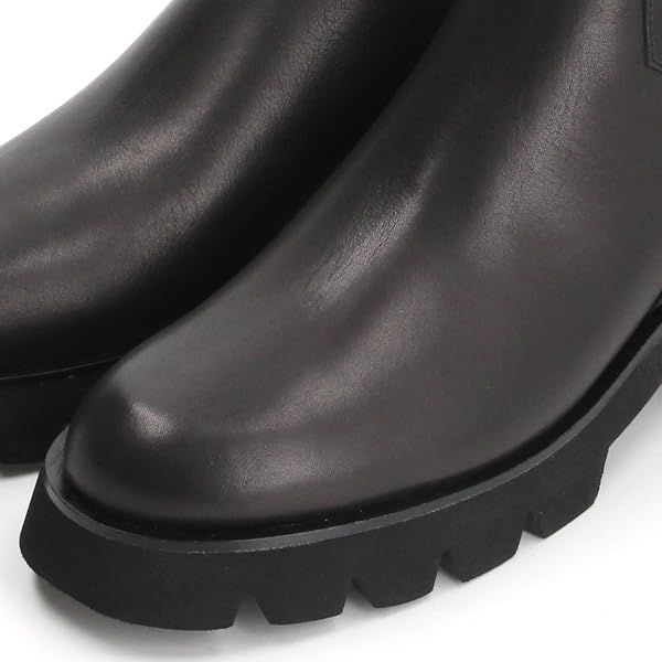 ランバンオンブルー ファッションブーツ タンクソールサイドゴアショートブーツ2842 ブラックコンビ